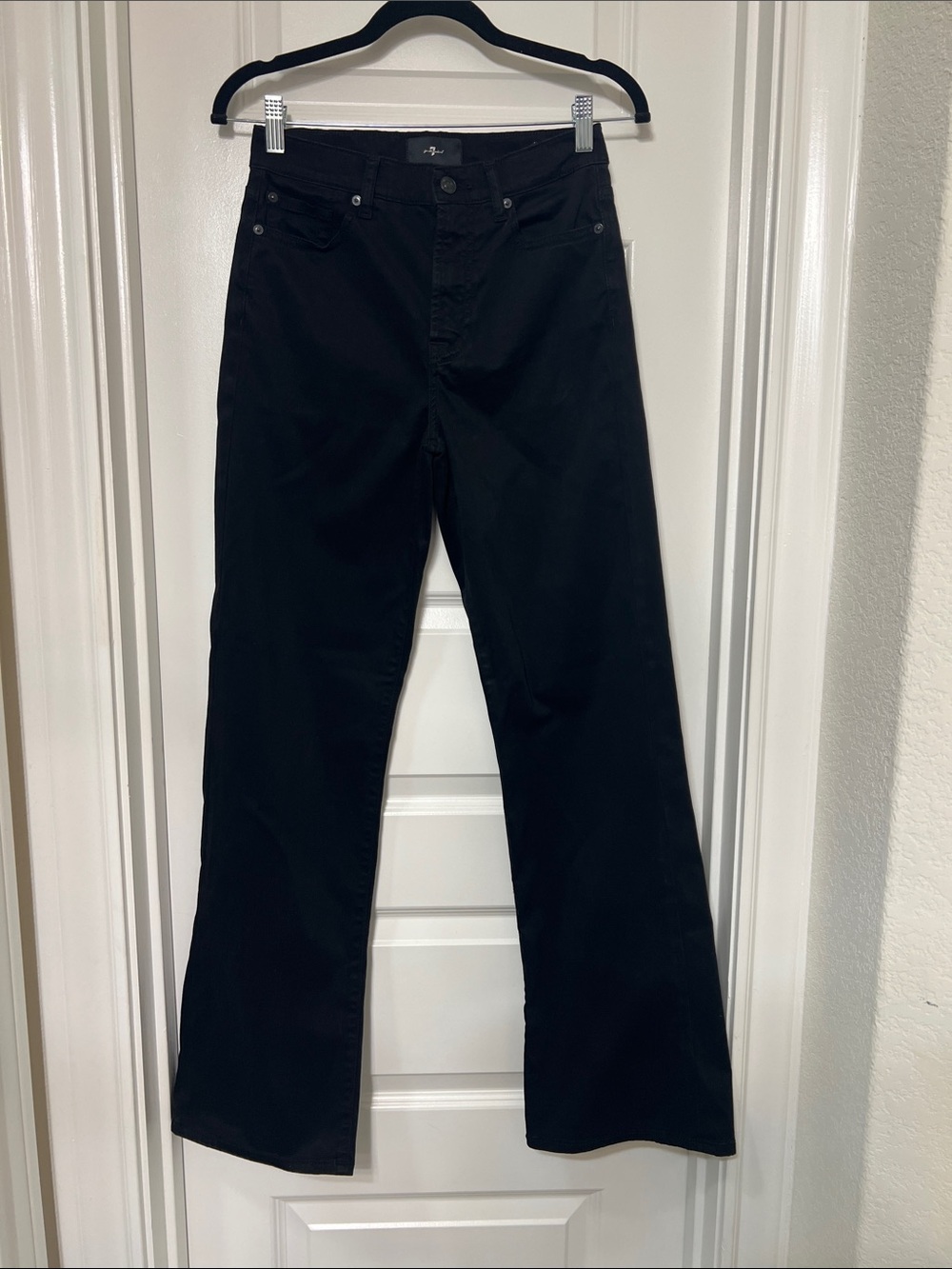 7 For All Mankind Black Men's Bootcut Jeans